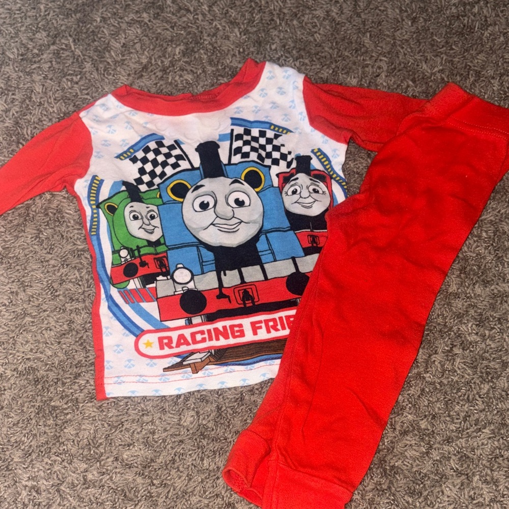 Thomas & Friends Red and Blue Racing Pajama Set